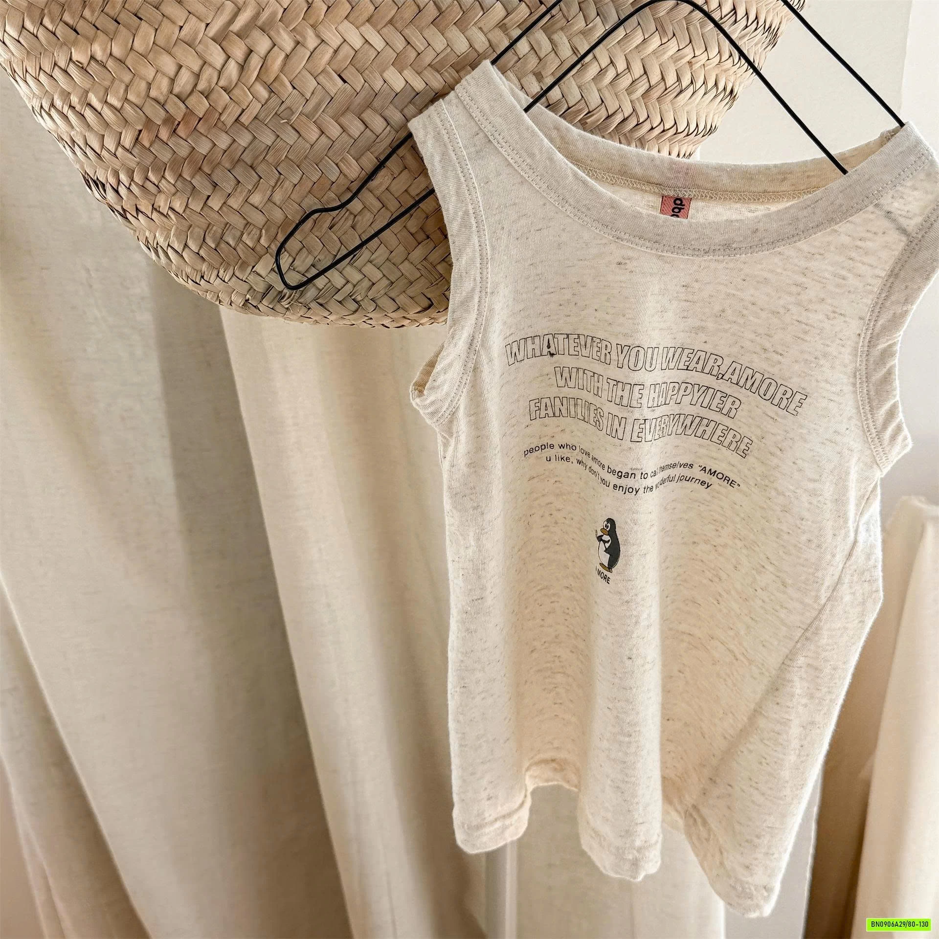 ÁO SÁT NÁCH COTTON XƯỚC ADBABY