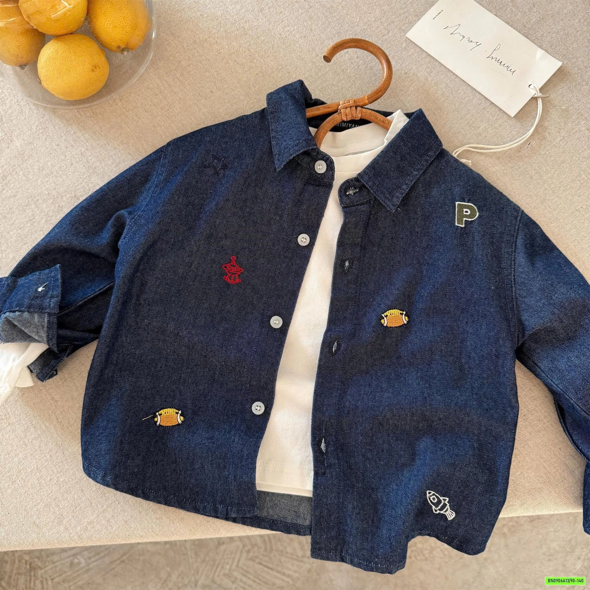 SWO MI DENIM THÊU HÌNH MMY