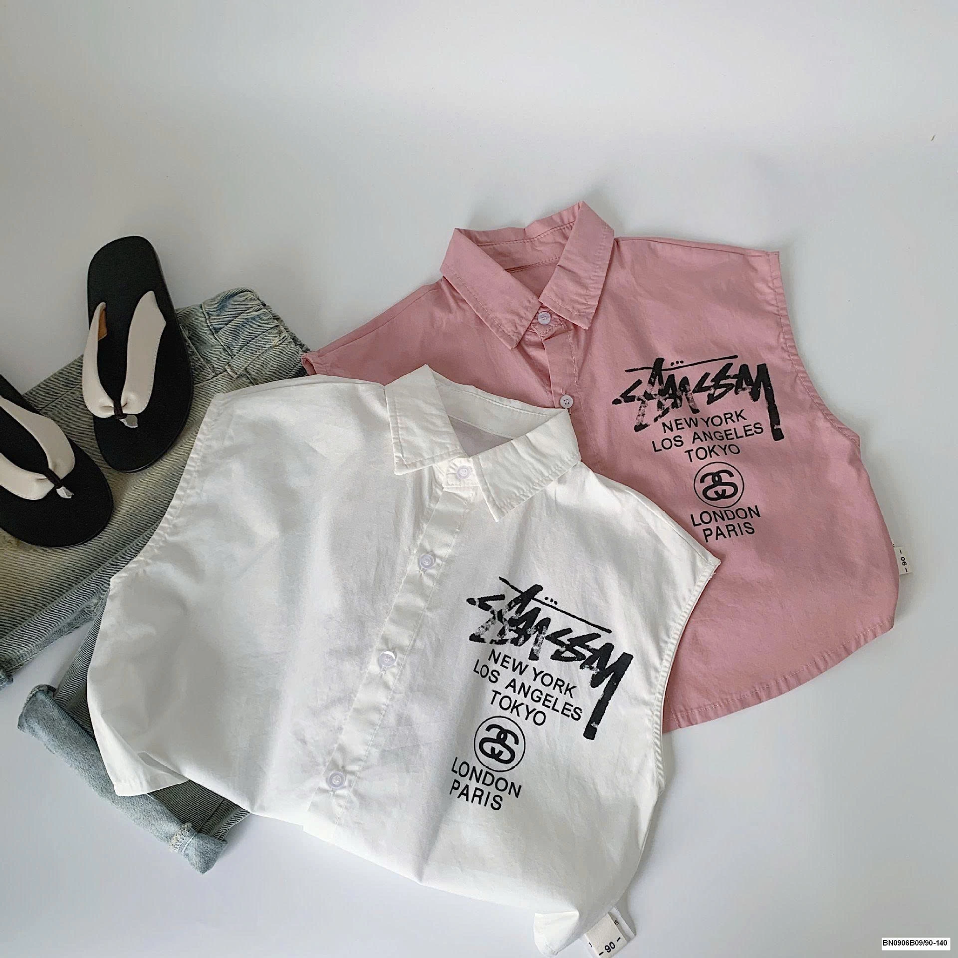 ÁO SÁT NÁCH CỔ POLO CHO BÉ TRAI