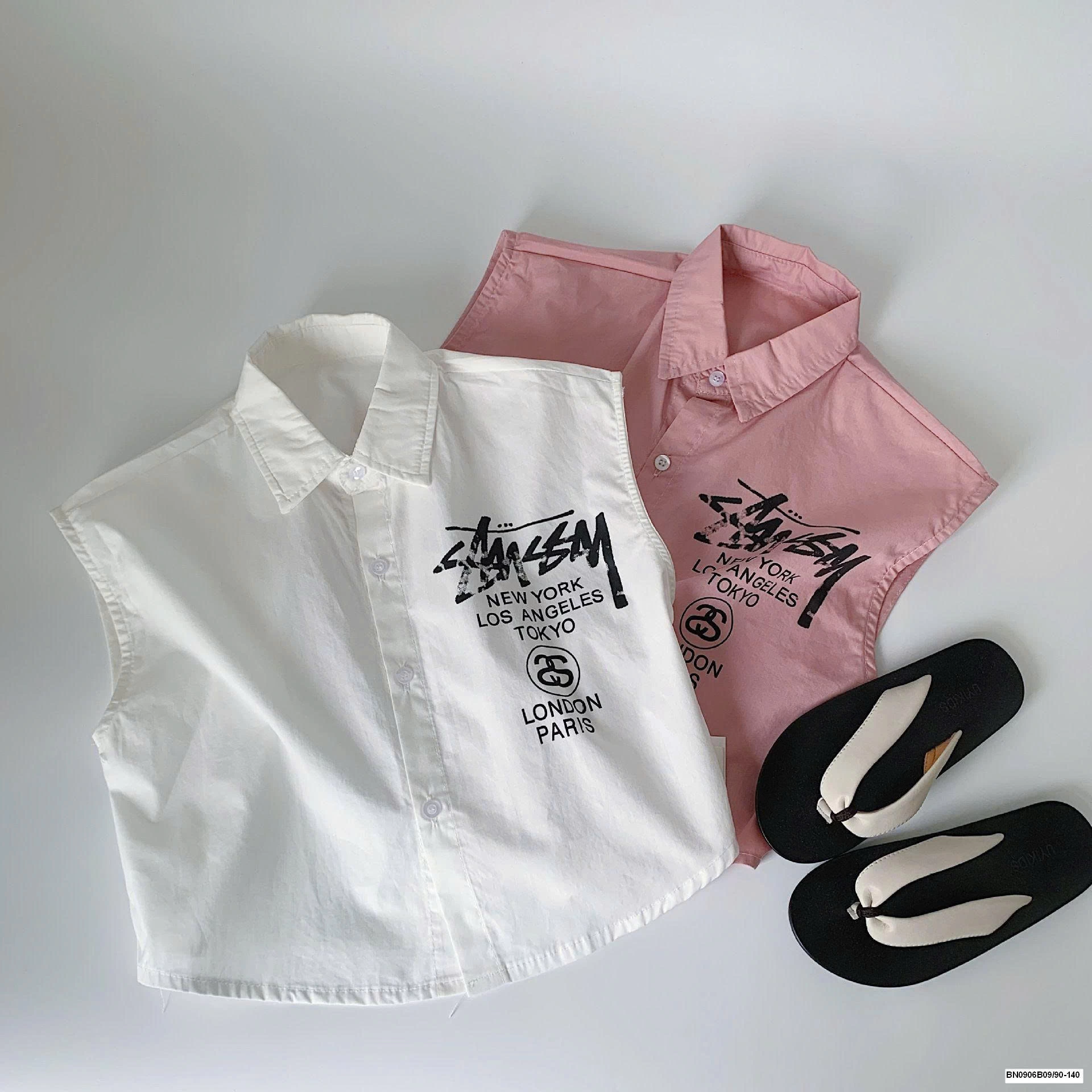 ÁO SÁT NÁCH CỔ POLO CHO BÉ TRAI