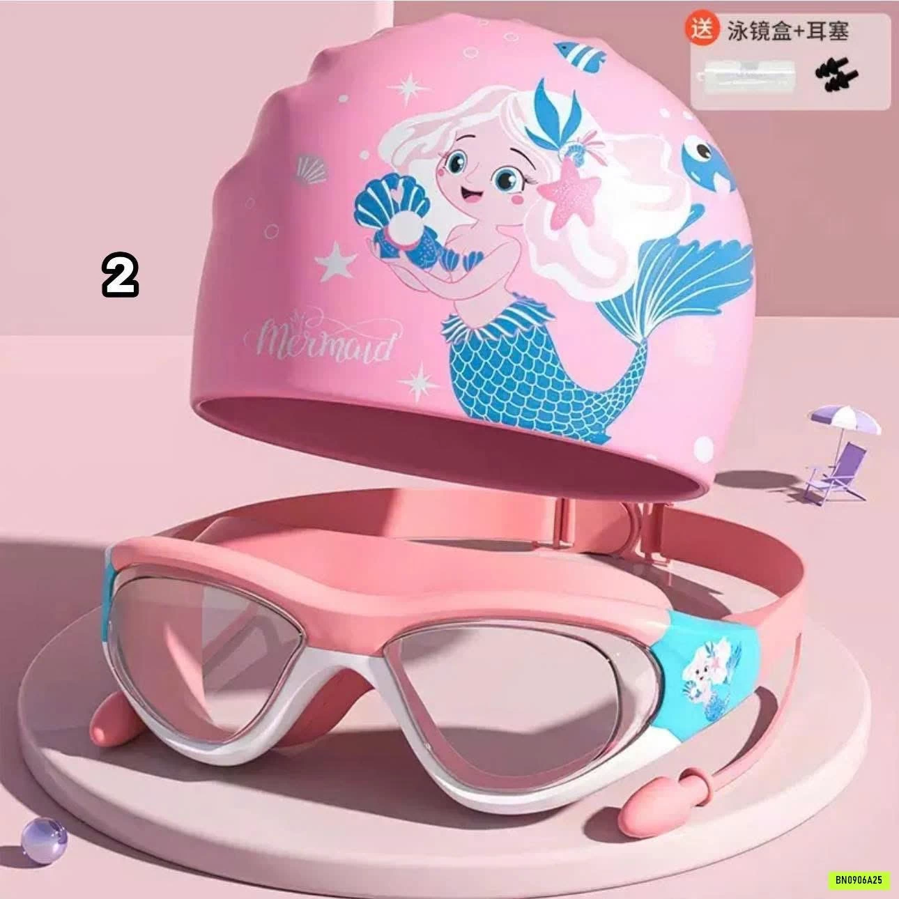 SET MŨ + KÍNH BƠI