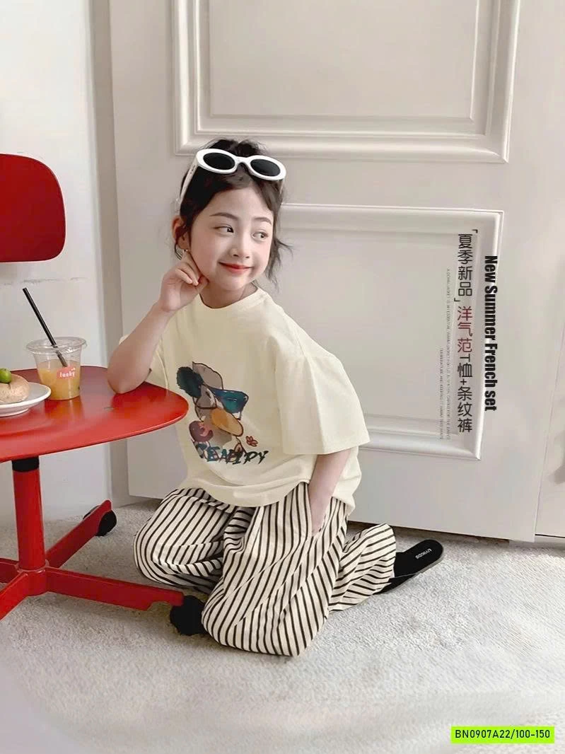 ÁO THUNN KEM MIX QUẦN SUÔNG