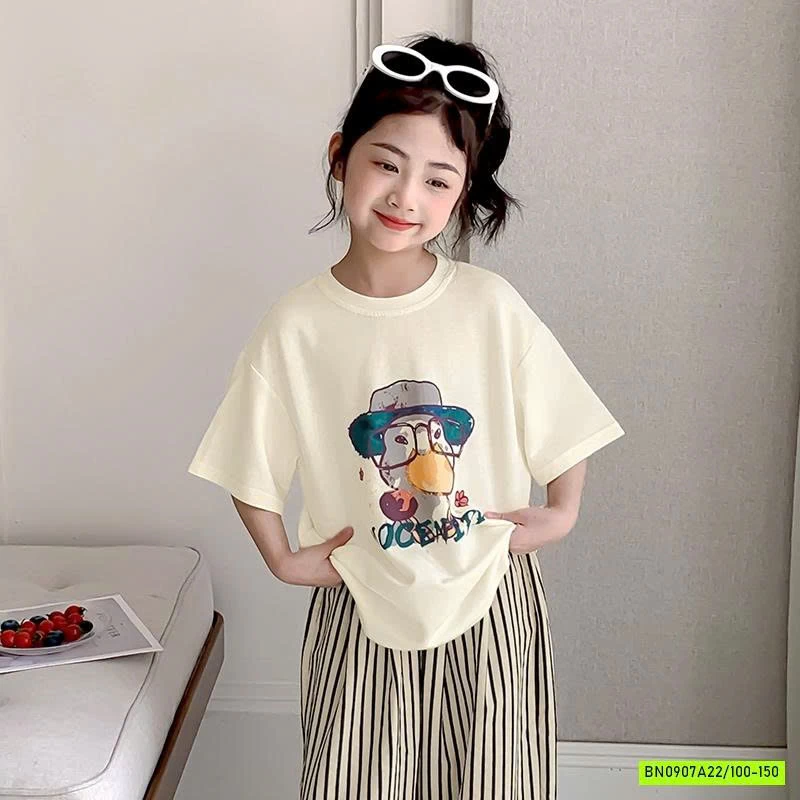 ÁO THUNN KEM MIX QUẦN SUÔNG