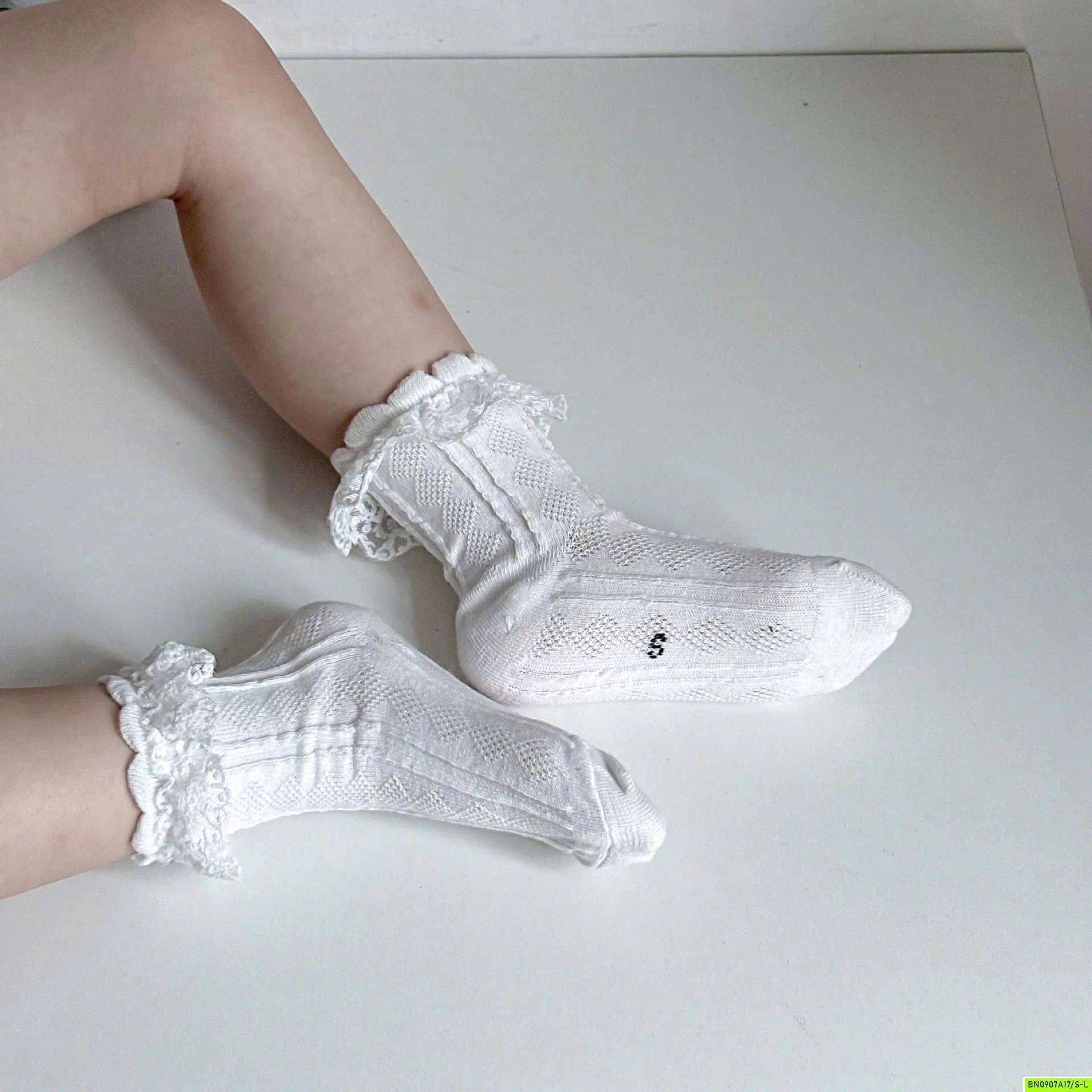 SÉT 3Đ TẤT PHỐI CỔ REN TIỂU THƯ