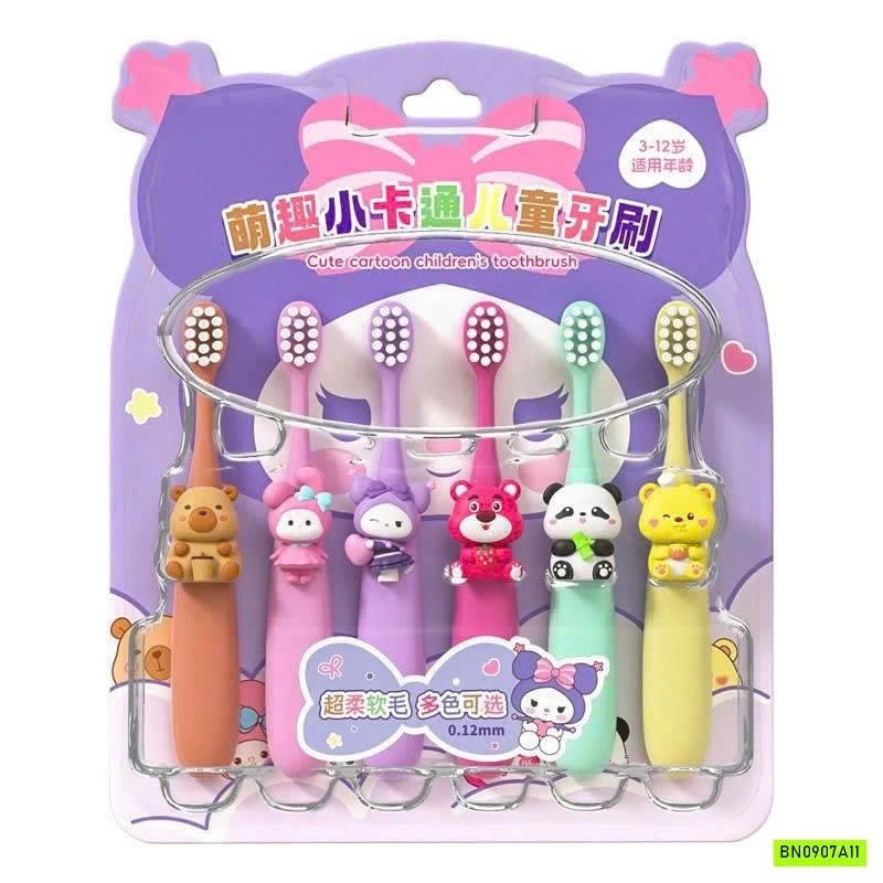 BỘ 6 BÀN CHẢI ĐÁNH RĂNG THÚ CƯNG