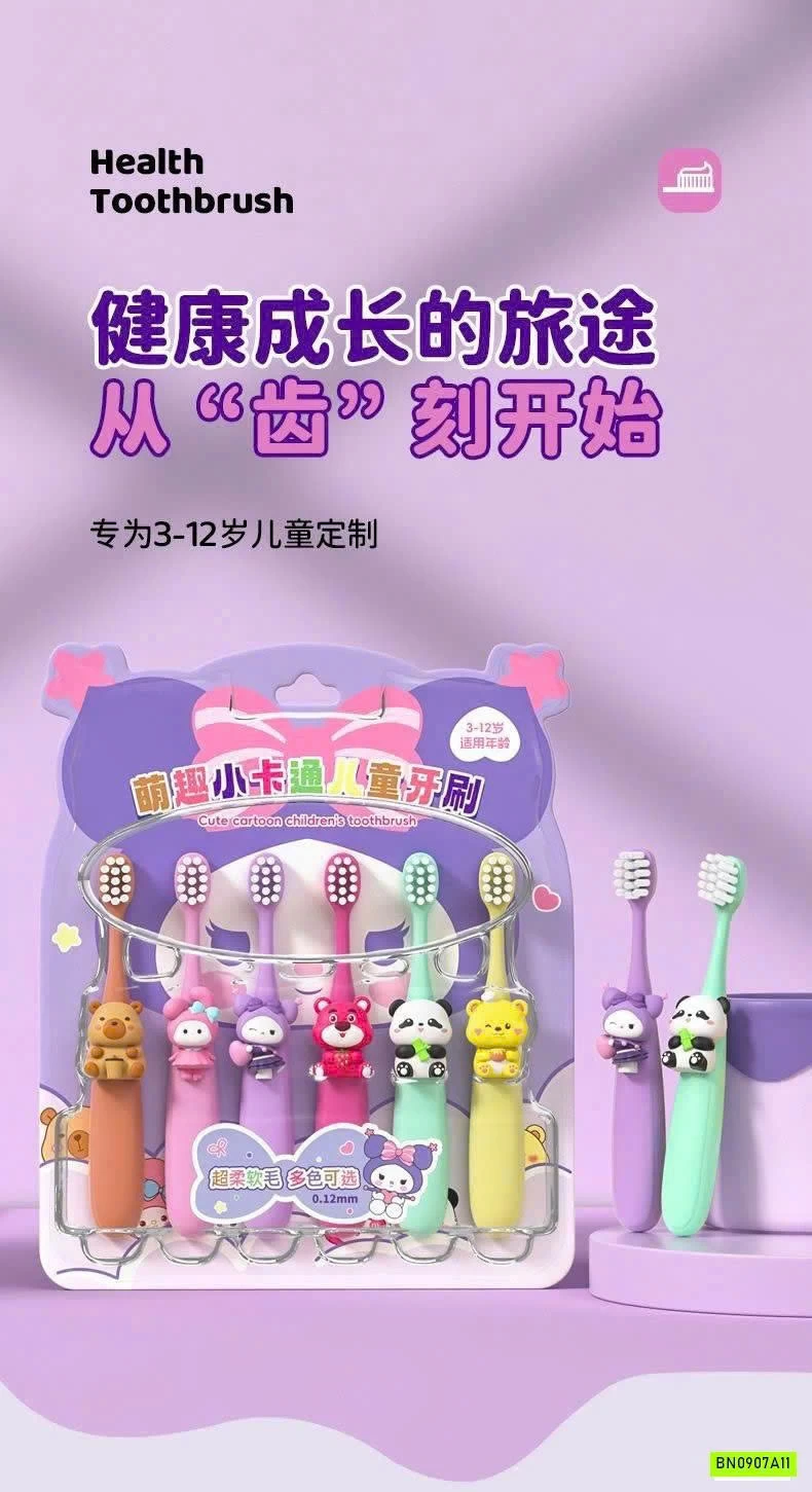 BỘ 6 BÀN CHẢI ĐÁNH RĂNG THÚ CƯNG