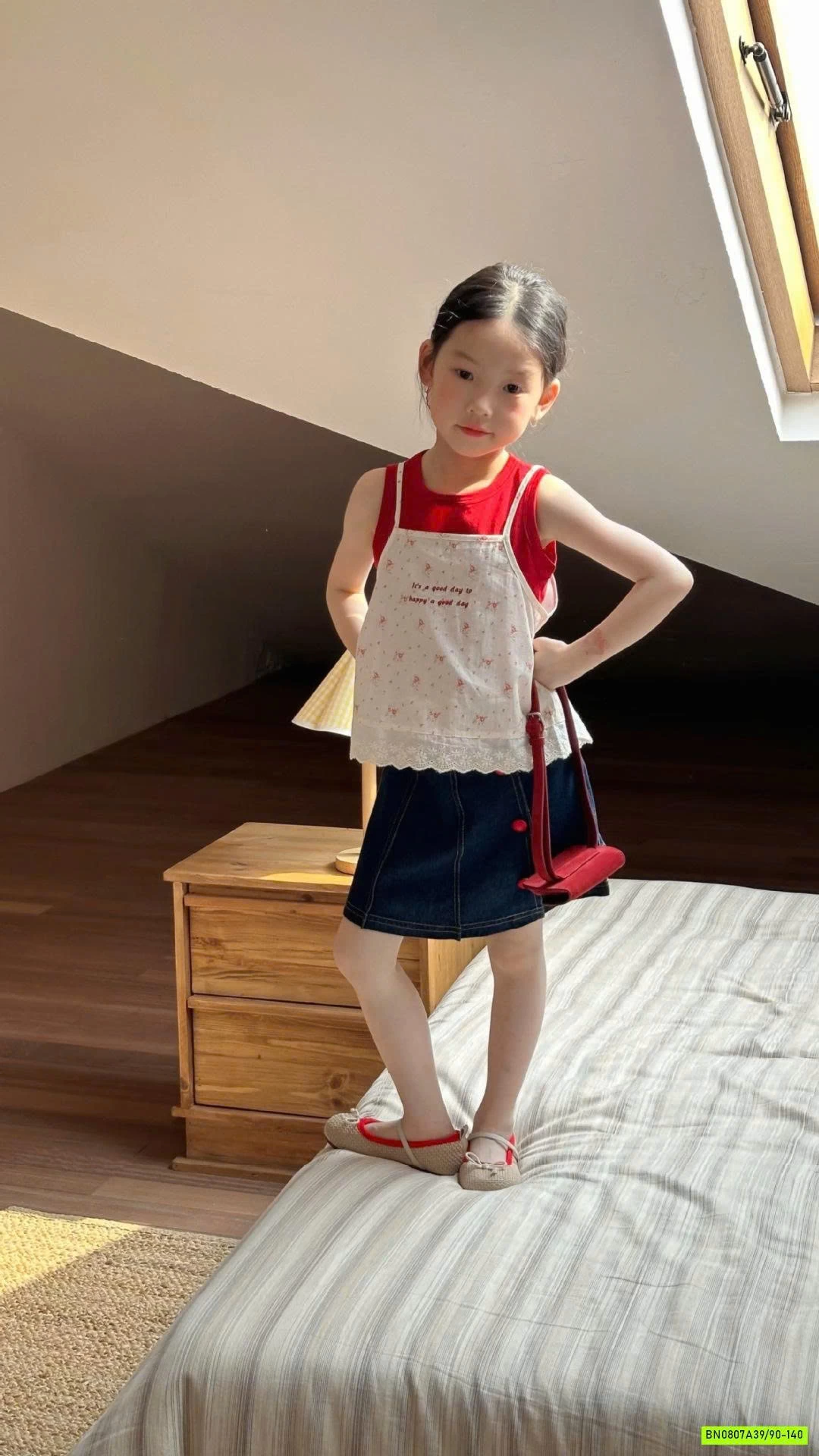 SÉT ÁO 2 DÂY MIX CV JEANS