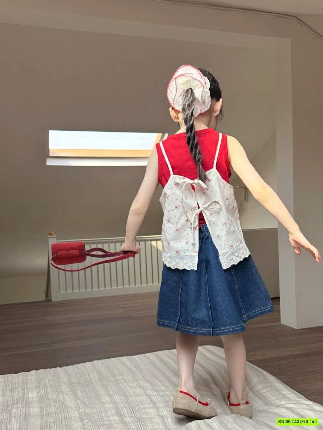 SÉT ÁO 2 DÂY MIX CV JEANS