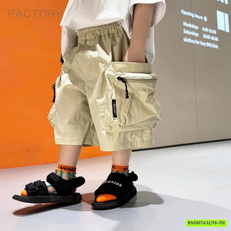 SHORT TÚI HỘP KHÓA KÉO