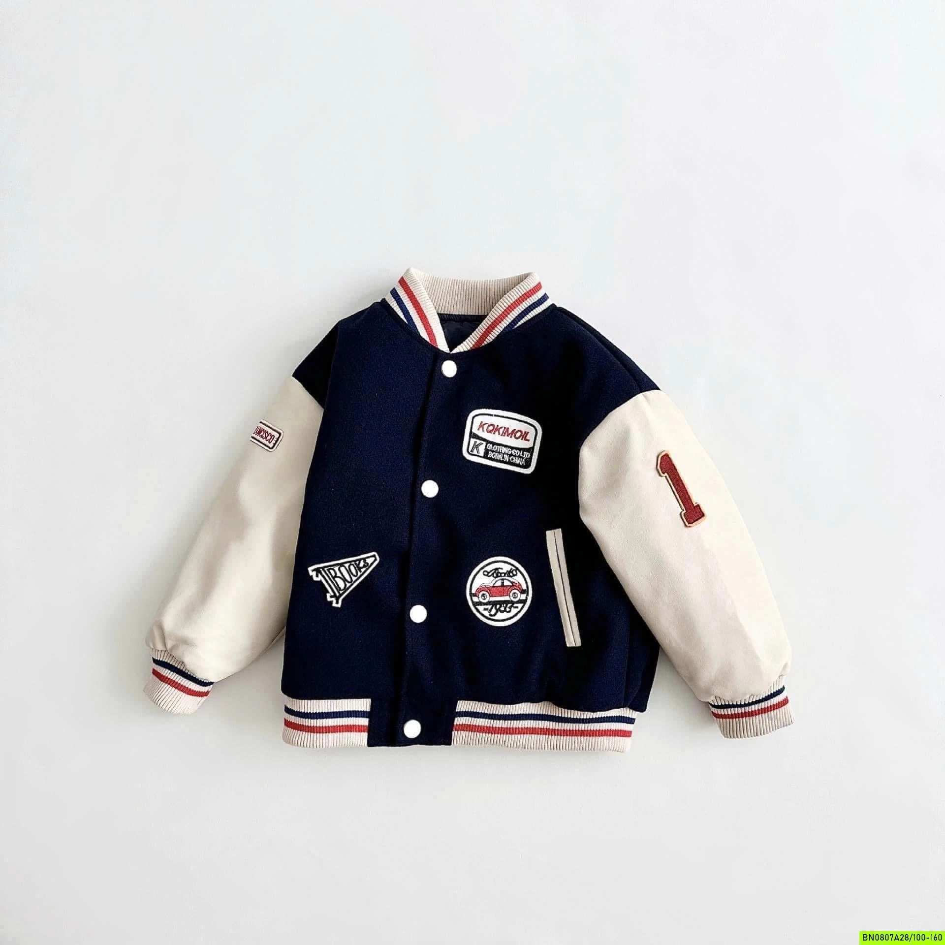 BOMBER PHỐI MÀU TAY