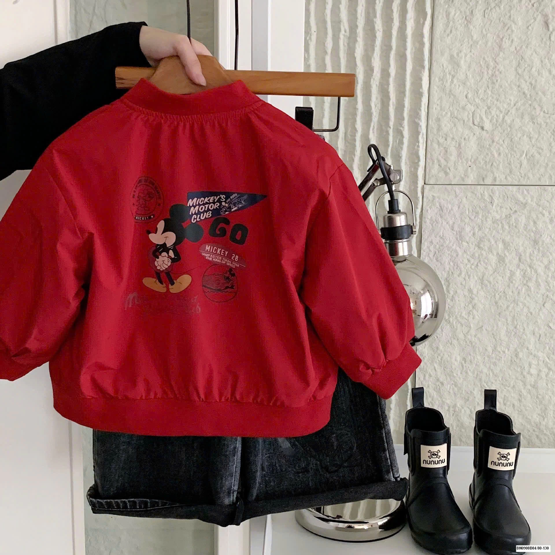 BOMBER GIÓ ĐỎ MICKEY