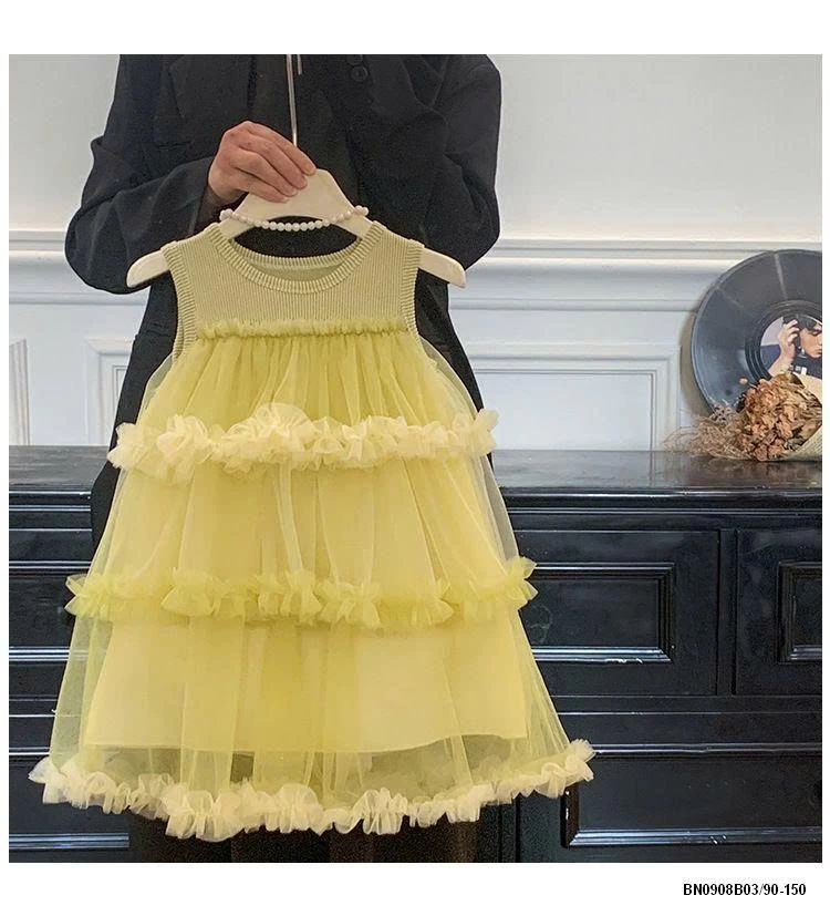 ĐẦM VOAN VÀNG CHUỐI TẦNG BÈO