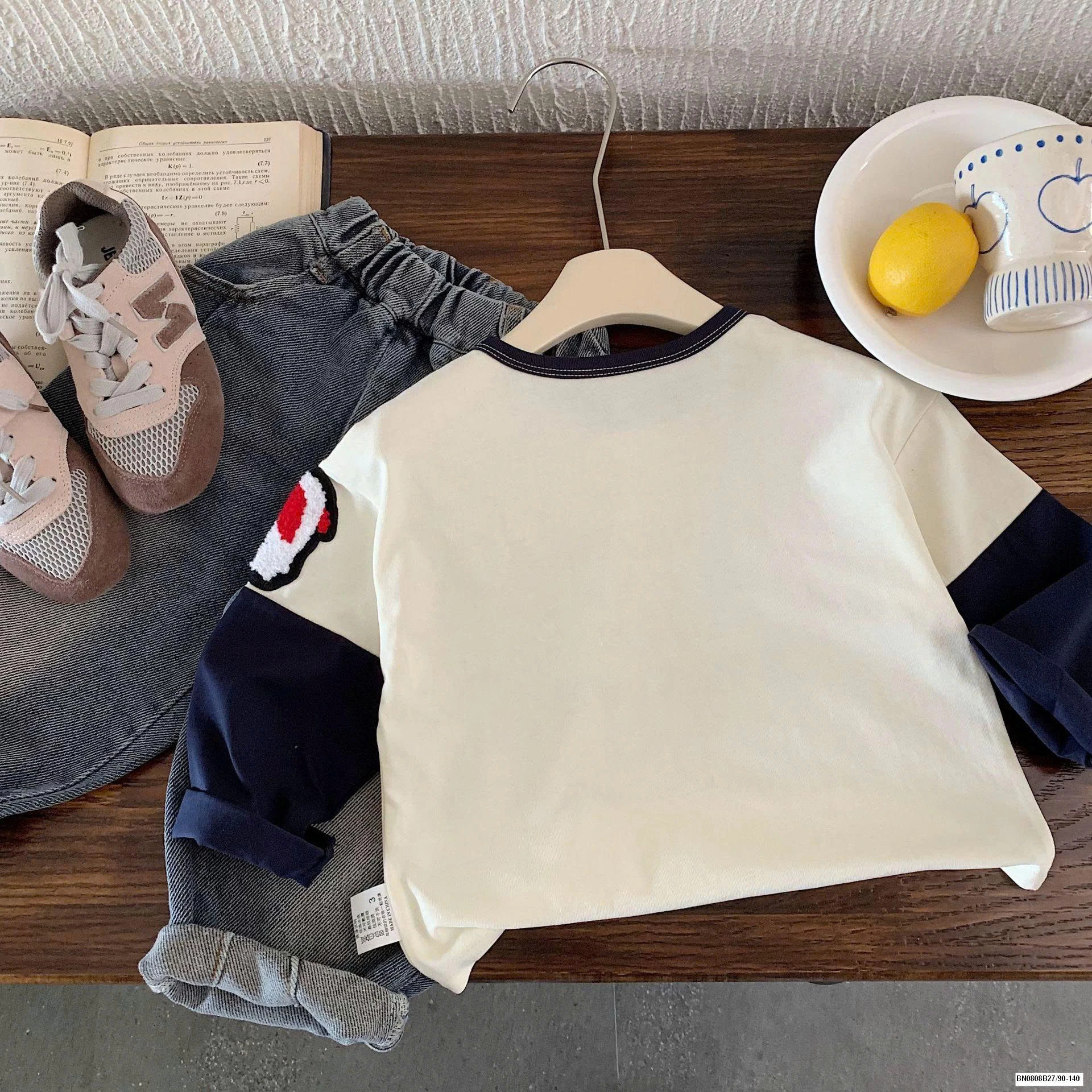 ÁO THUN TAY NỐI CON VOI