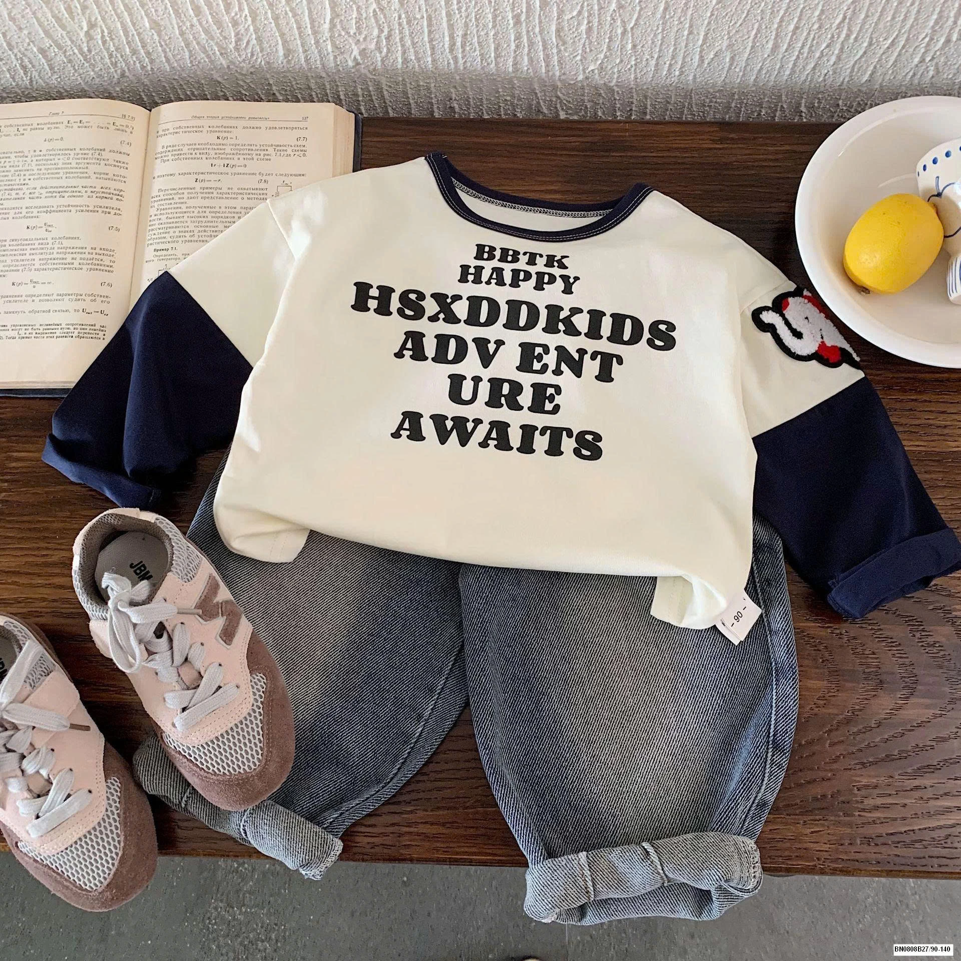 ÁO THUN TAY NỐI CON VOI