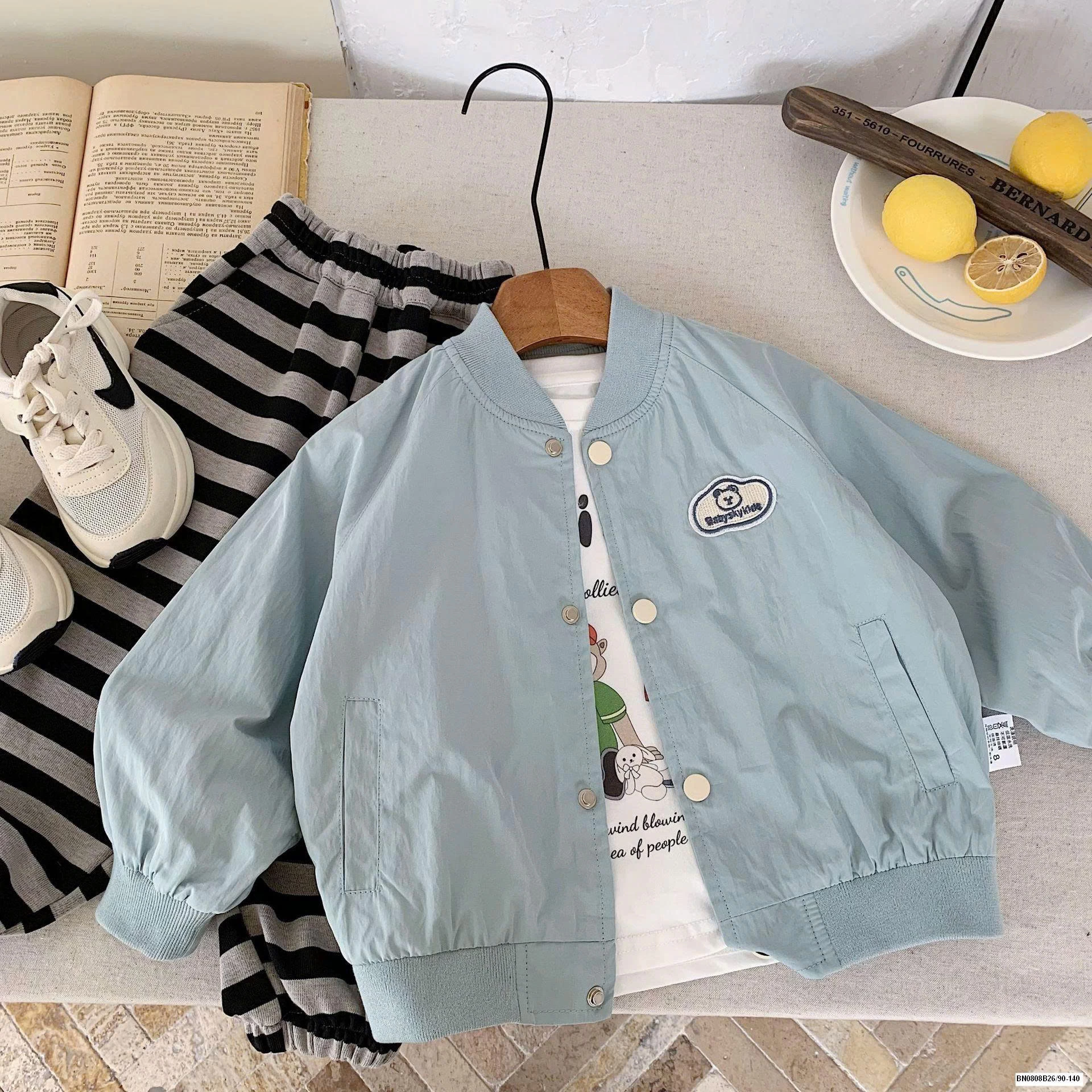 ÁO BOMBER GIÓ CHO BÉ