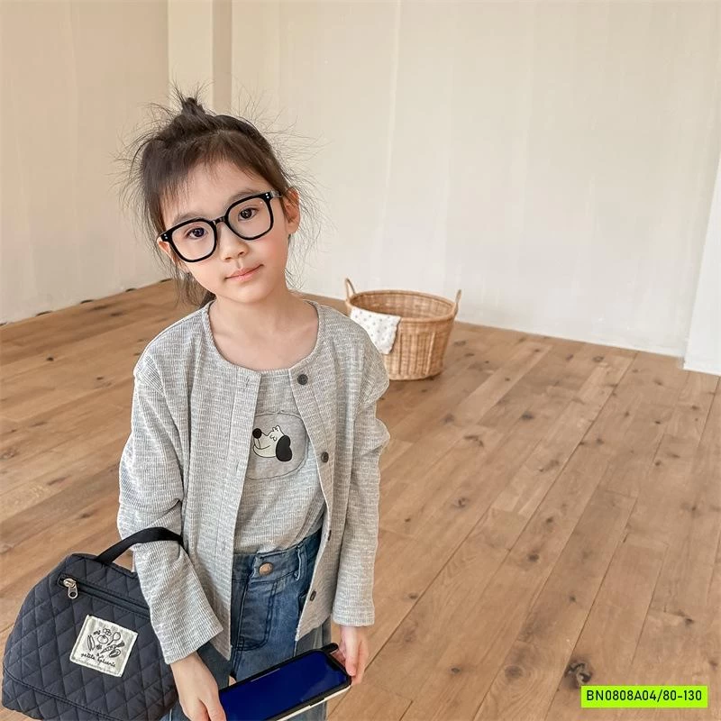 SÉT ÁO 2 DÂY+CARDIGAN ADBABY