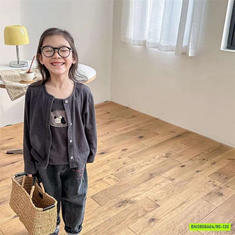 SÉT ÁO 2 DÂY+CARDIGAN ADBABY