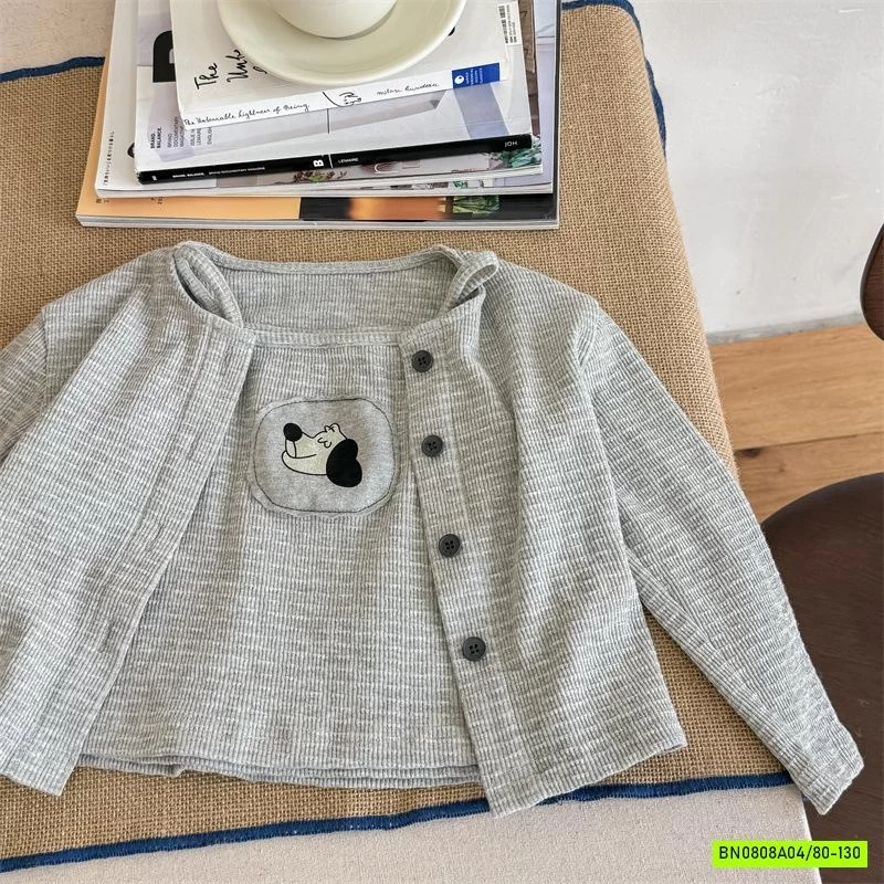SÉT ÁO 2 DÂY+CARDIGAN ADBABY