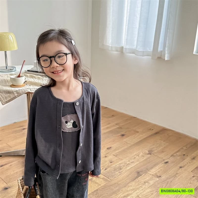 SÉT ÁO 2 DÂY+CARDIGAN ADBABY