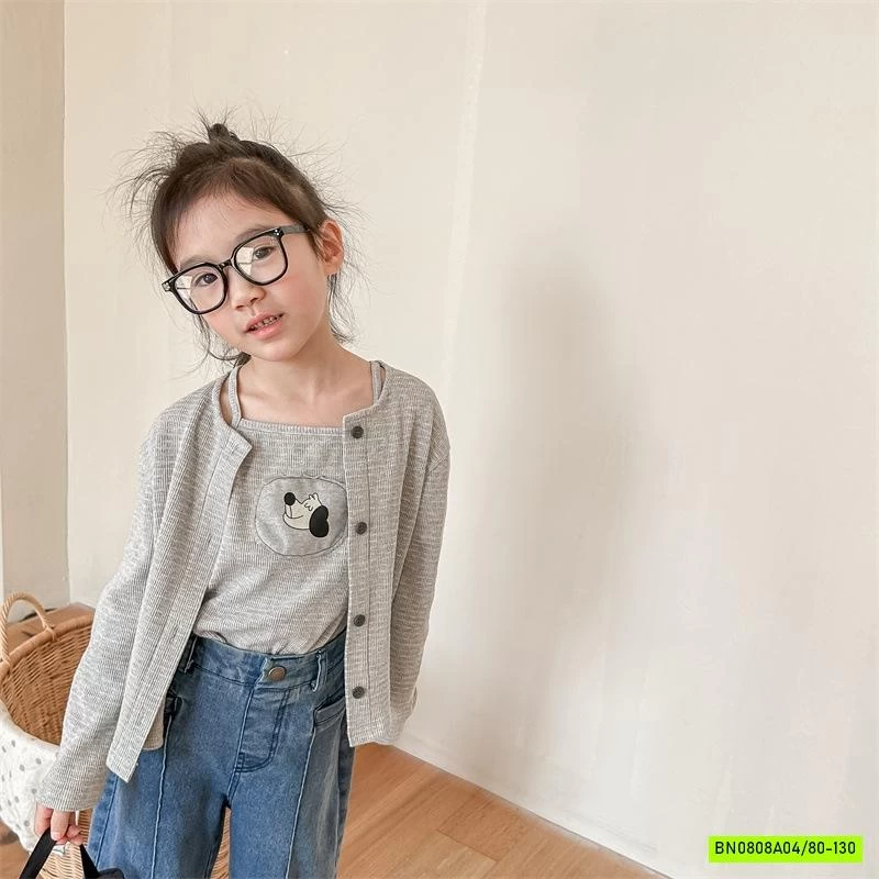 SÉT ÁO 2 DÂY+CARDIGAN ADBABY