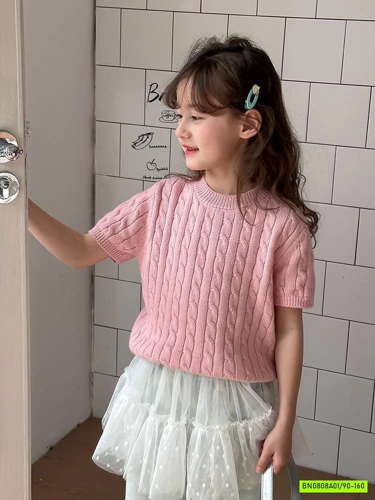 ÁO LEN VẶN THỪNG NGẮN TAY 25A174 AMBB