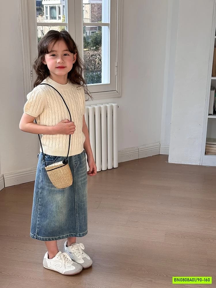 ÁO LEN VẶN THỪNG NGẮN TAY 25A174 AMBB