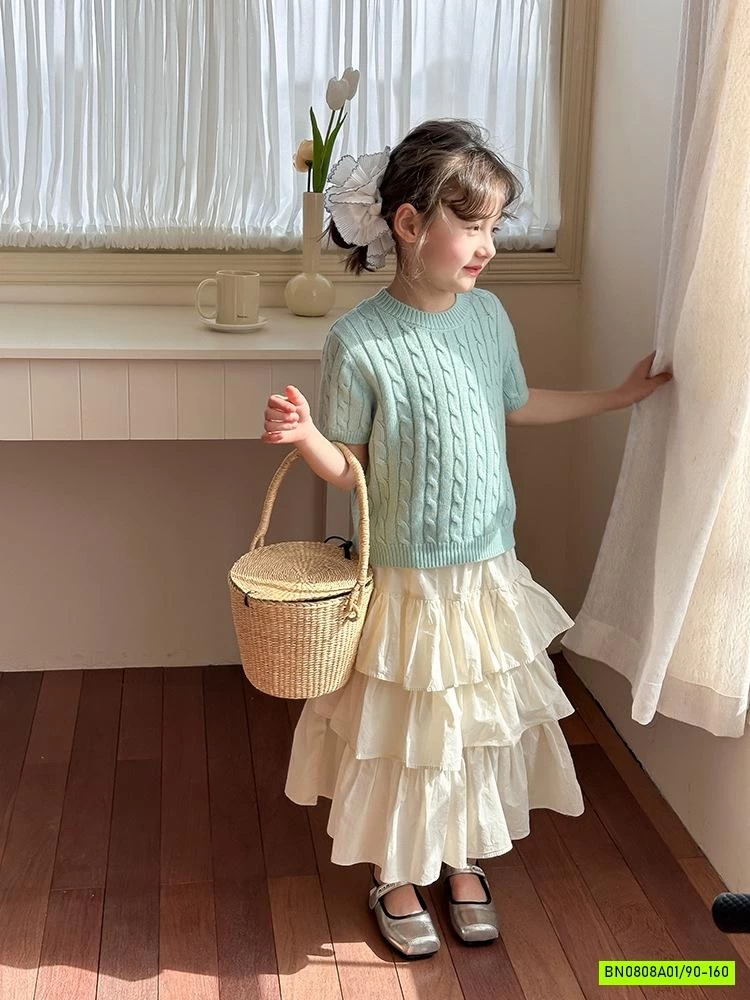 ÁO LEN VẶN THỪNG NGẮN TAY 25A174 AMBB