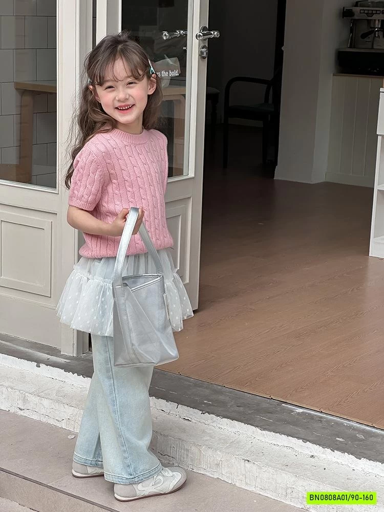 ÁO LEN VẶN THỪNG NGẮN TAY 25A174 AMBB