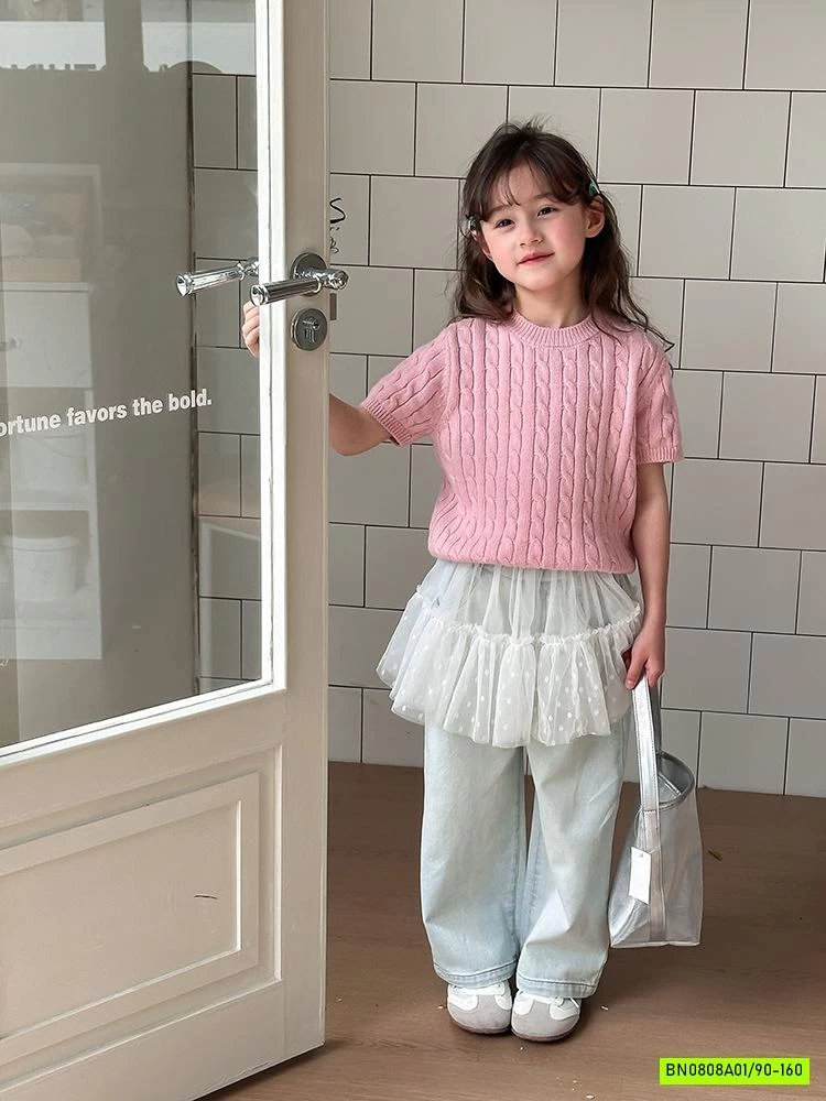 ÁO LEN VẶN THỪNG NGẮN TAY 25A174 AMBB