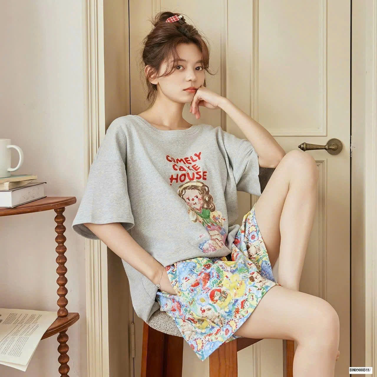 BỘ COTTON KÈM BRA NỮ