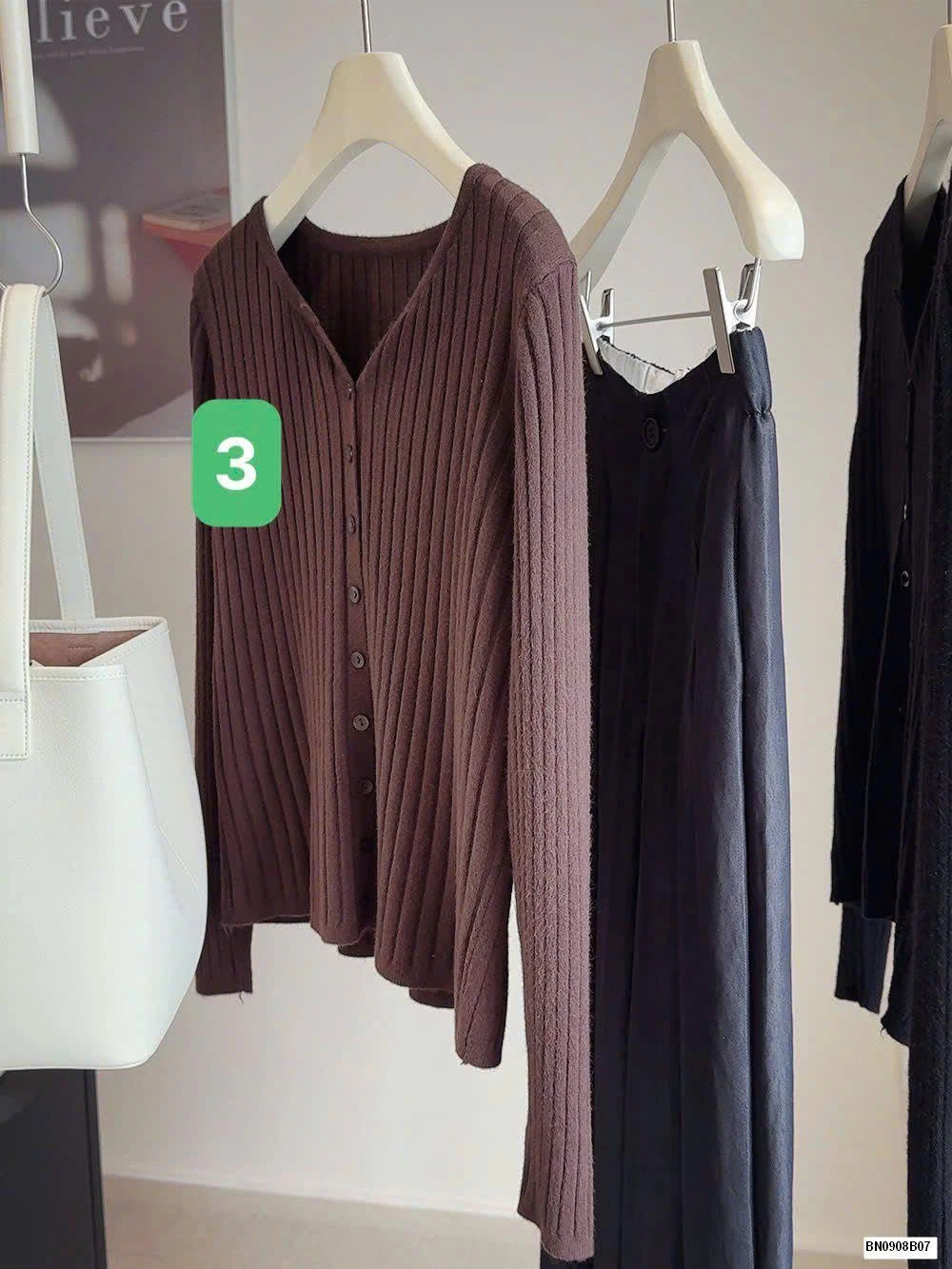 ÁO KHOÁC LEN TRƠN DÀI TAY