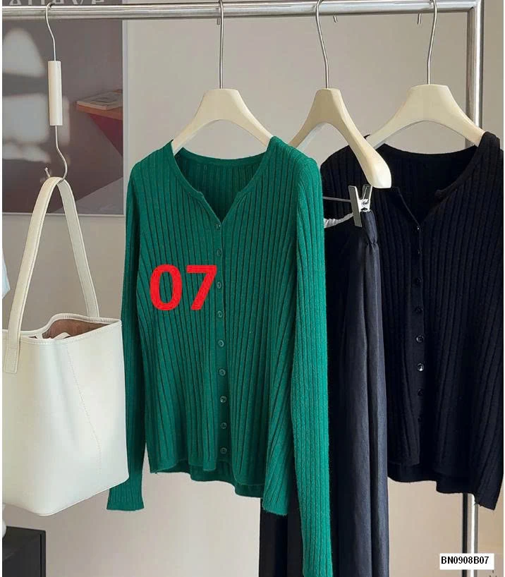 ÁO KHOÁC LEN TRƠN DÀI TAY