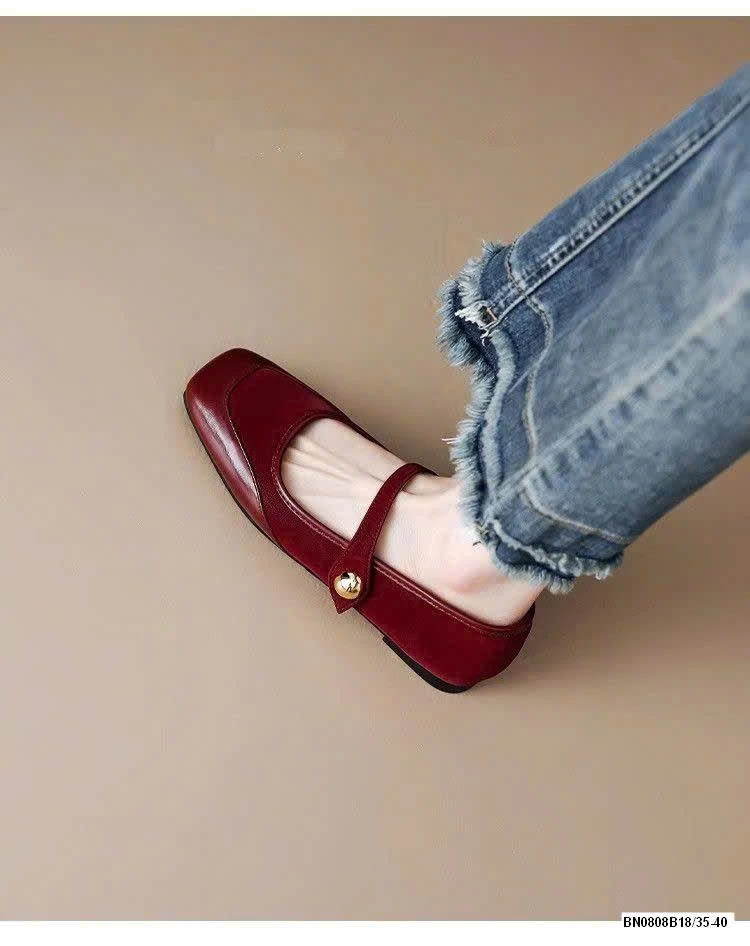 GIÀY BÚP BÊ MARYJANE MŨI VUÔNG