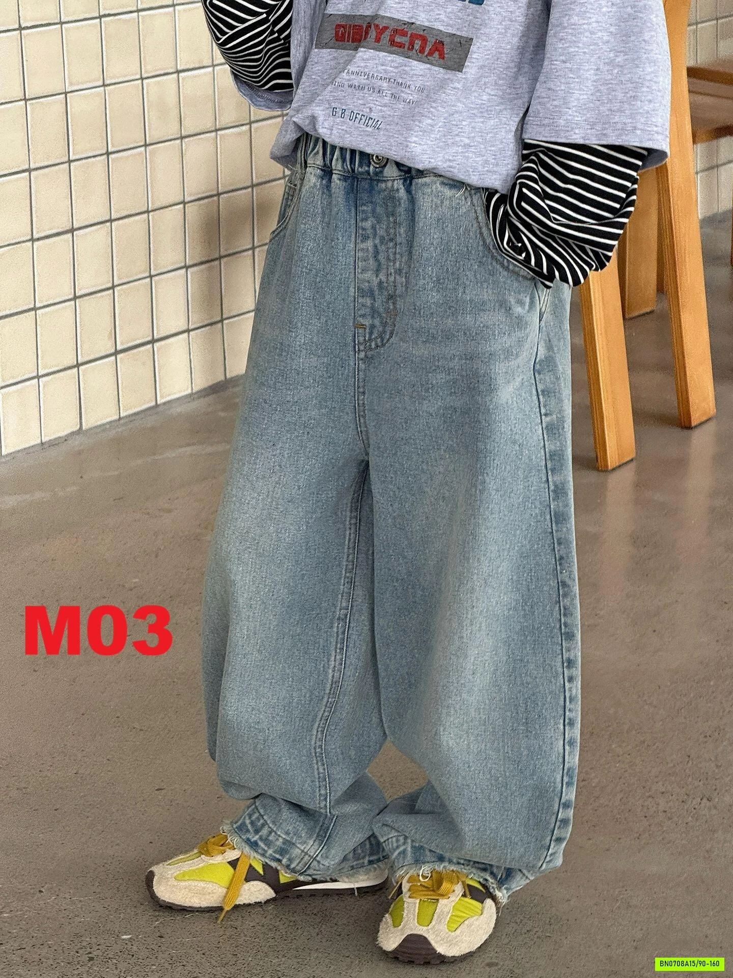 BST QUẦN JEANS BAGGY MSHOPKIDS