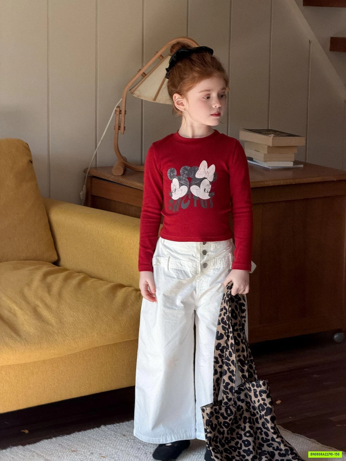 ÁO THUN CROPTOP MICKEY LANMOMO