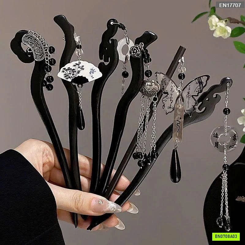 SET 6 CHIẾC TRÂM CÀI TÓC CỔ TRANG