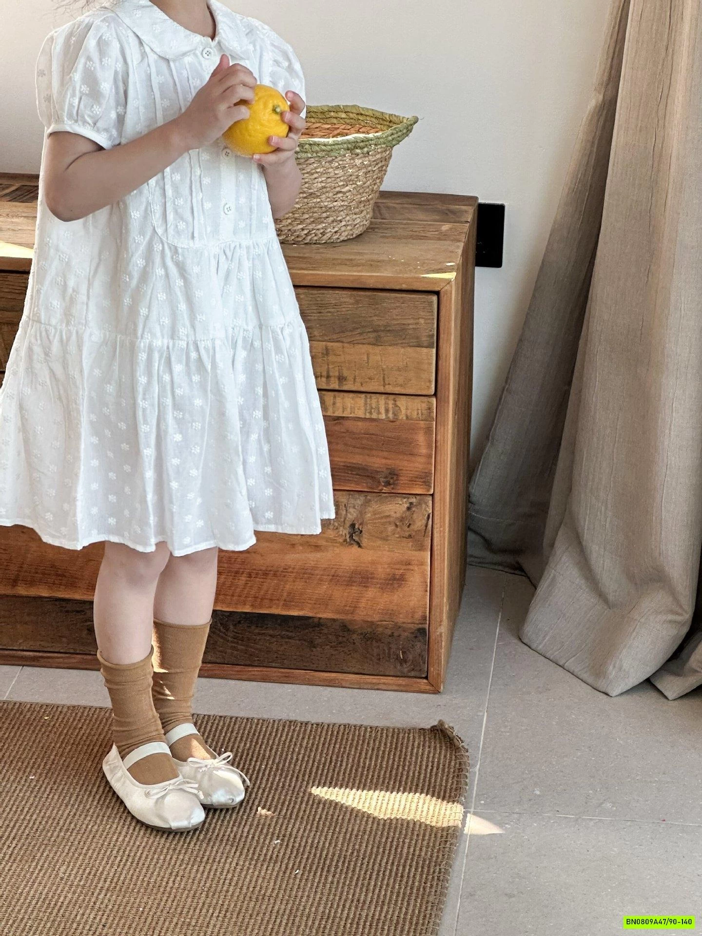 ĐẦM TAY BỒNG CỔ SEN THÊU NỔI