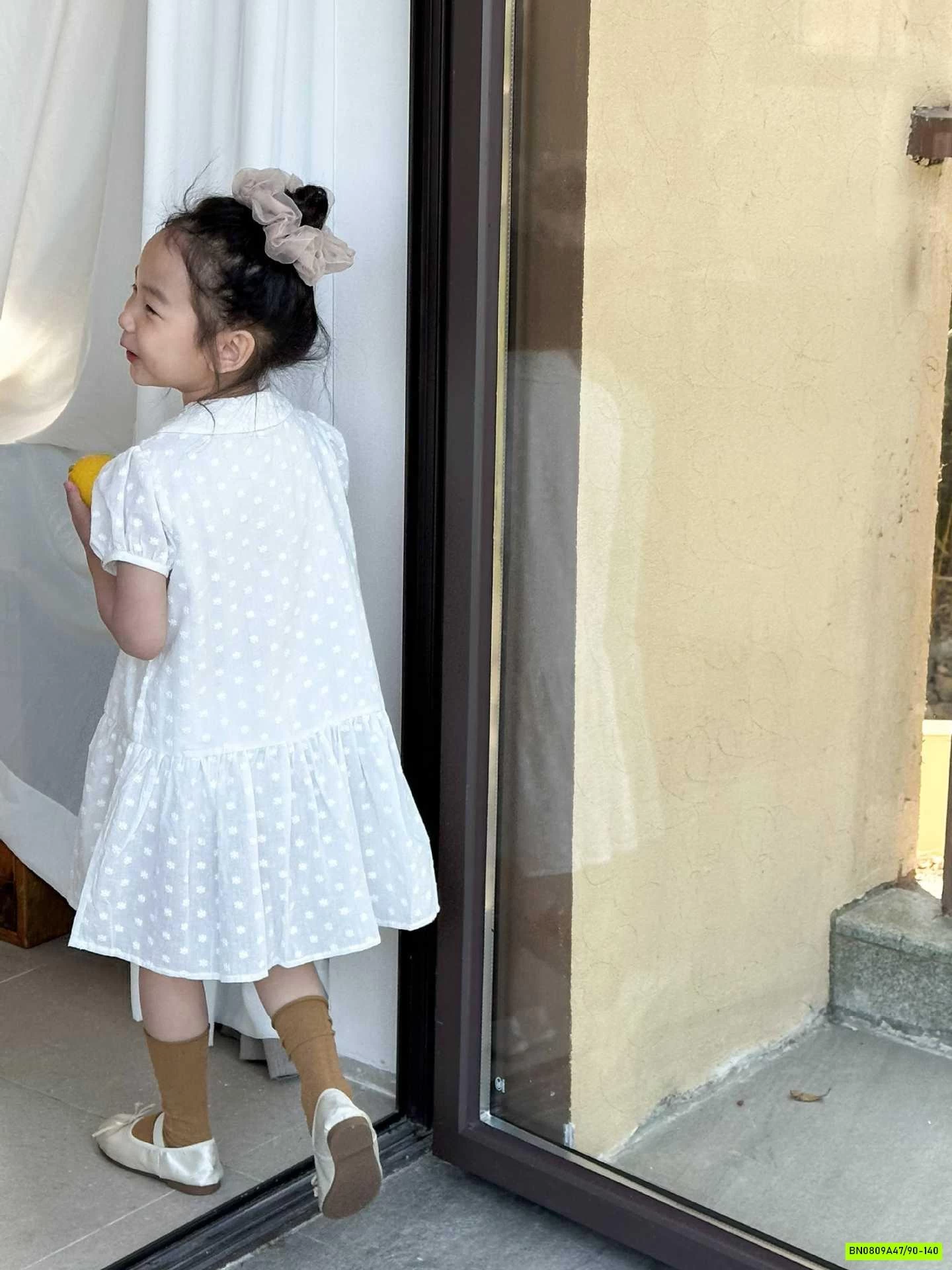 ĐẦM TAY BỒNG CỔ SEN THÊU NỔI