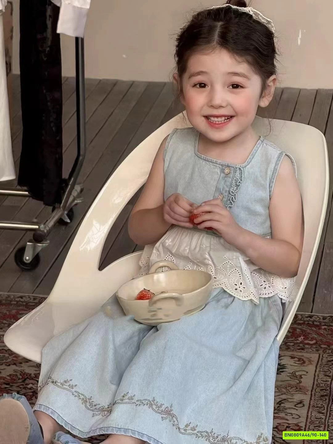 SÉT DENIM PHỐI REN QUẦN VÁY BÁNH BÈO