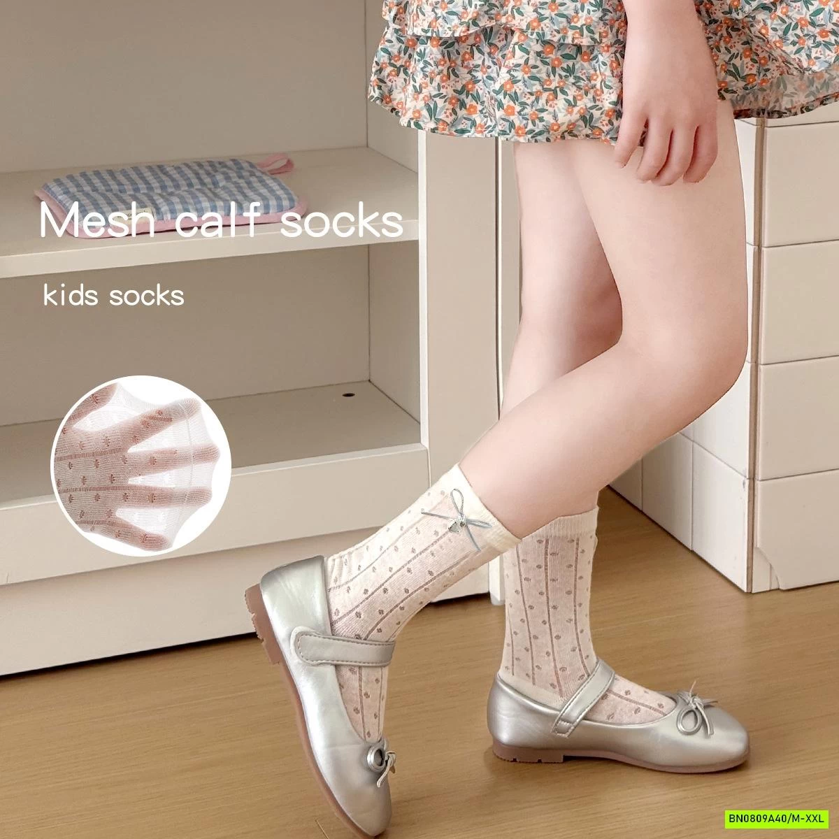 SÉT 3Đ TẤT LƯỚI NƠ BẠC