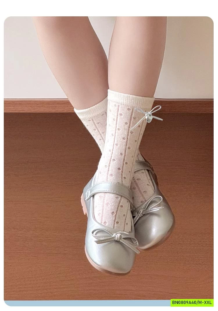 SÉT 3Đ TẤT LƯỚI NƠ BẠC