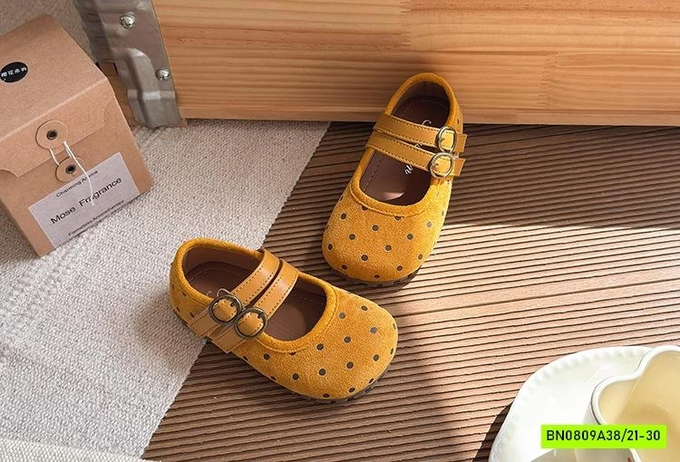 GIÀY BÚP BÊ NHÚN CHẤM BI