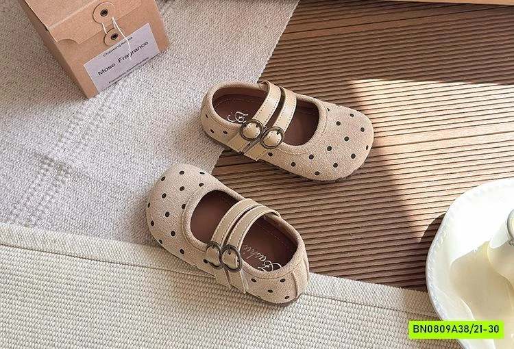 GIÀY BÚP BÊ NHÚN CHẤM BI