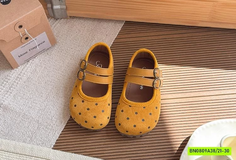 GIÀY BÚP BÊ NHÚN CHẤM BI