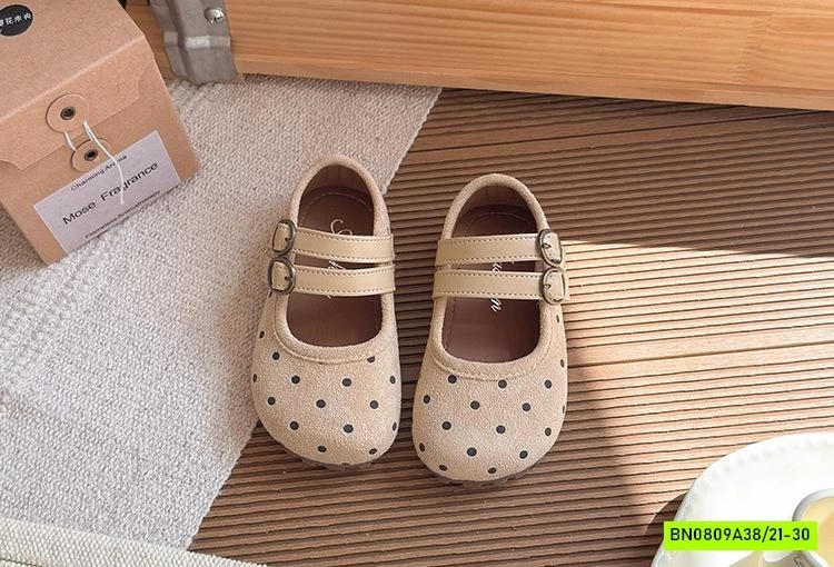 GIÀY BÚP BÊ NHÚN CHẤM BI