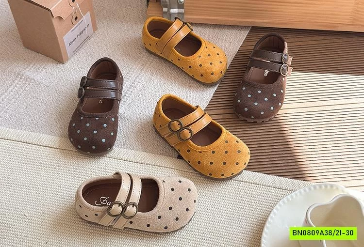 GIÀY BÚP BÊ NHÚN CHẤM BI