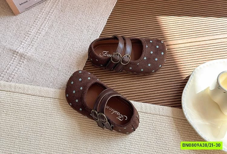 GIÀY BÚP BÊ NHÚN CHẤM BI