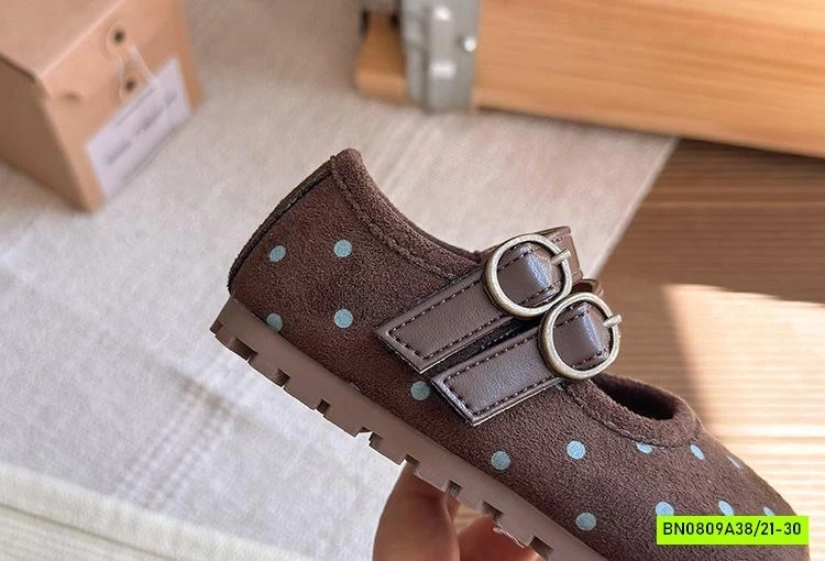 GIÀY BÚP BÊ NHÚN CHẤM BI