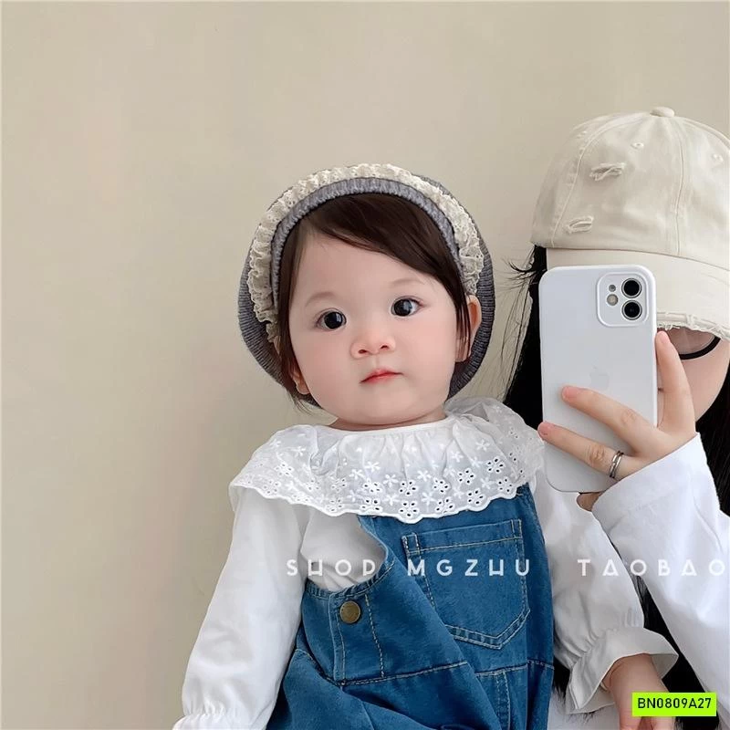 MŨ NỒI LEN VIỀN REN