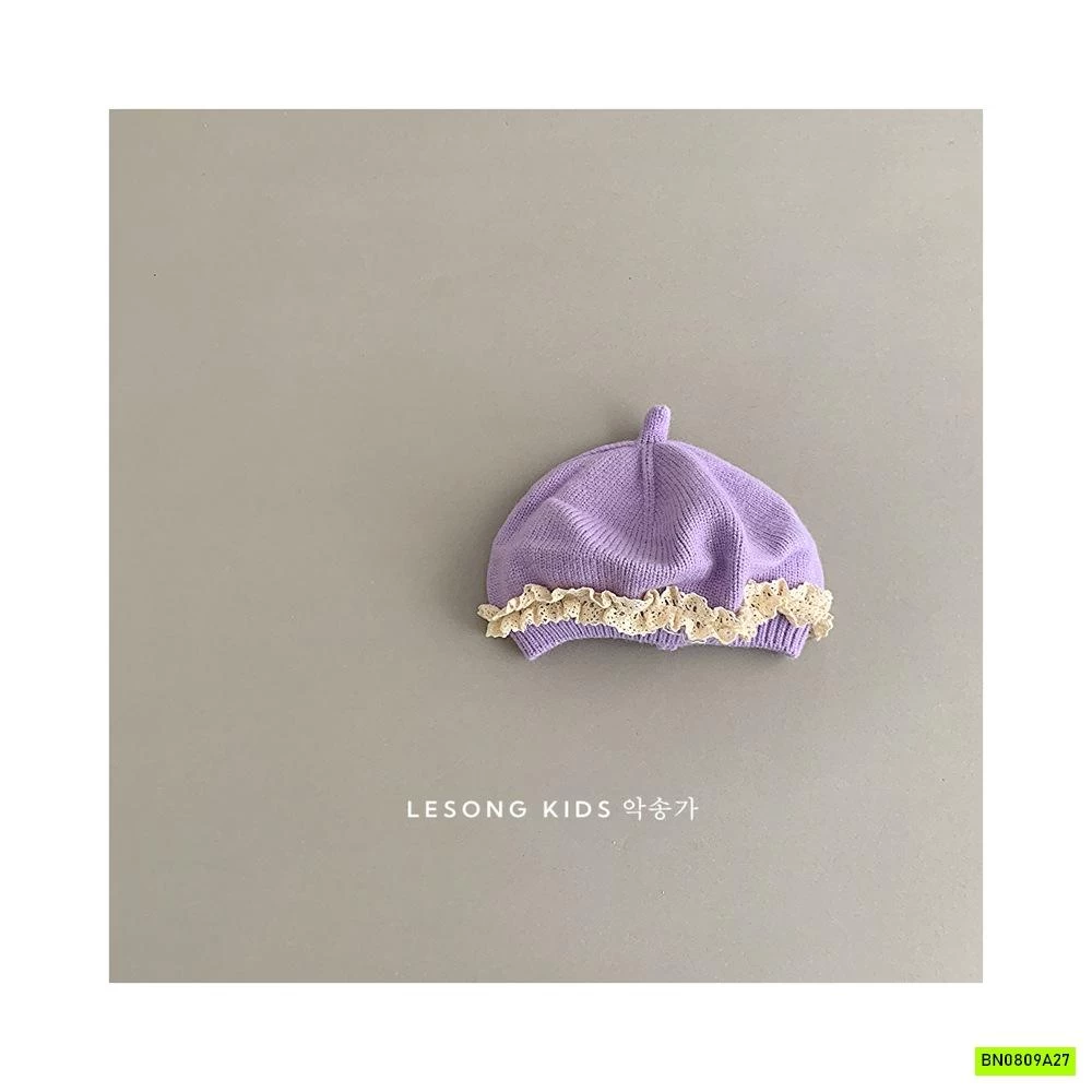 MŨ NỒI LEN VIỀN REN